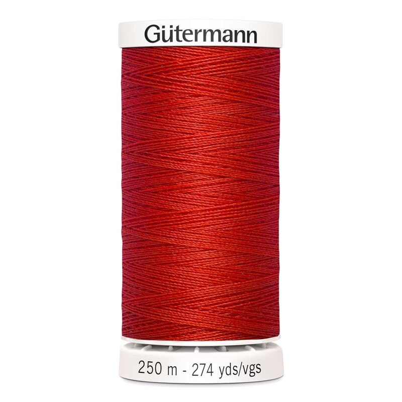 Gutermann Sew-all Thread 250m #364 BRIGHT RED, 100& Polyester