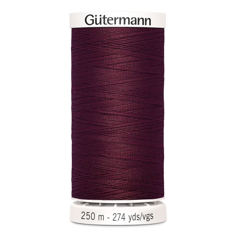 Gutermann Sew-all Thread #369 CLARET aka WINE, 250m Spool