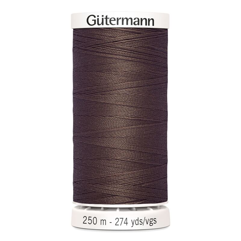 Gutermann Sew-all Thread 250m #446 LIGHT COFFEE BROWN