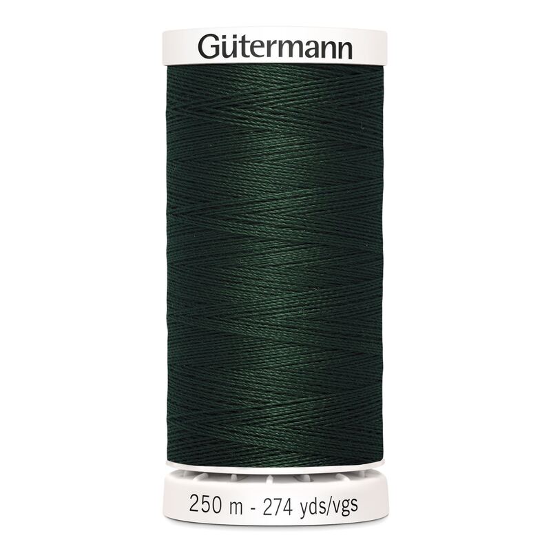 Gutermann Sew-all Thread 250m #472 VERY DARK FOREST GREEN