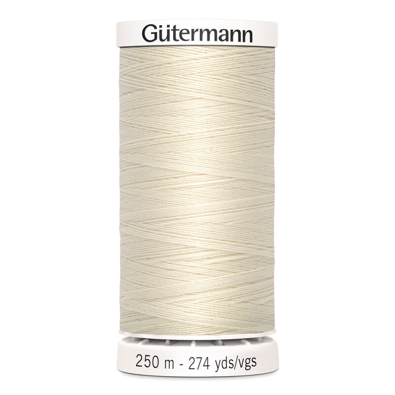 Gutermann Sew-all Thread 250m #802 ECRU