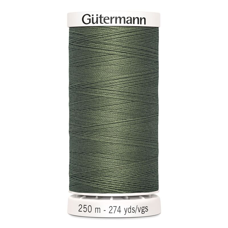 Gutermann Sew-all Thread #824 DARK KHAKI GREEN, 250m 100% Polyester