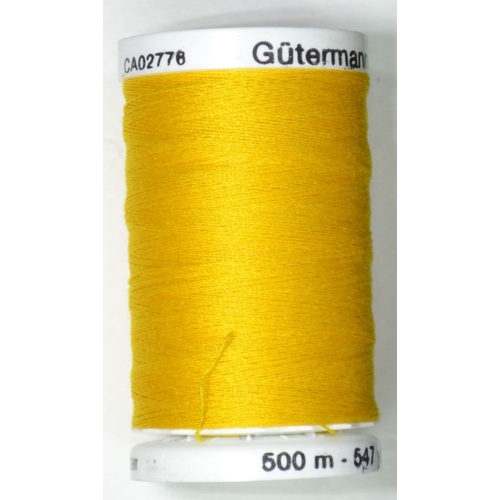 Gutermann Sew-all Thread, 500m Colour 106, YELLOW, 100% Polyester