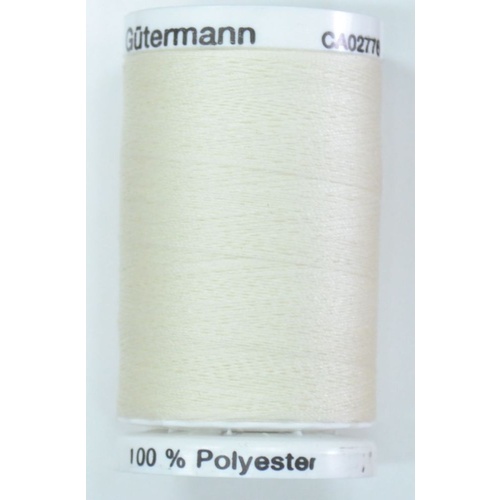 Gutermann Sew-all Thread, #1 OFF WHITE, 500m Spool M292