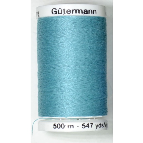 Gutermann Sew-all Thread, #714, LIGHT SEA BLUE GREEN, 500m Spool M292