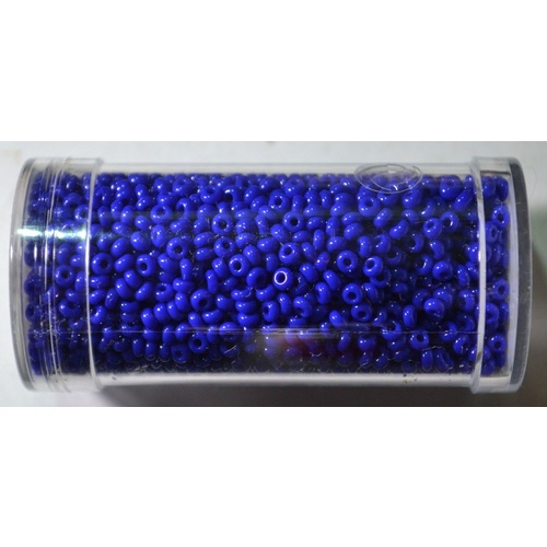 GUTERMANN CREATIV SEED BEADS, Size 9/0, 28 gram TUB, BLUE-6668, HIGHEST QUALITY