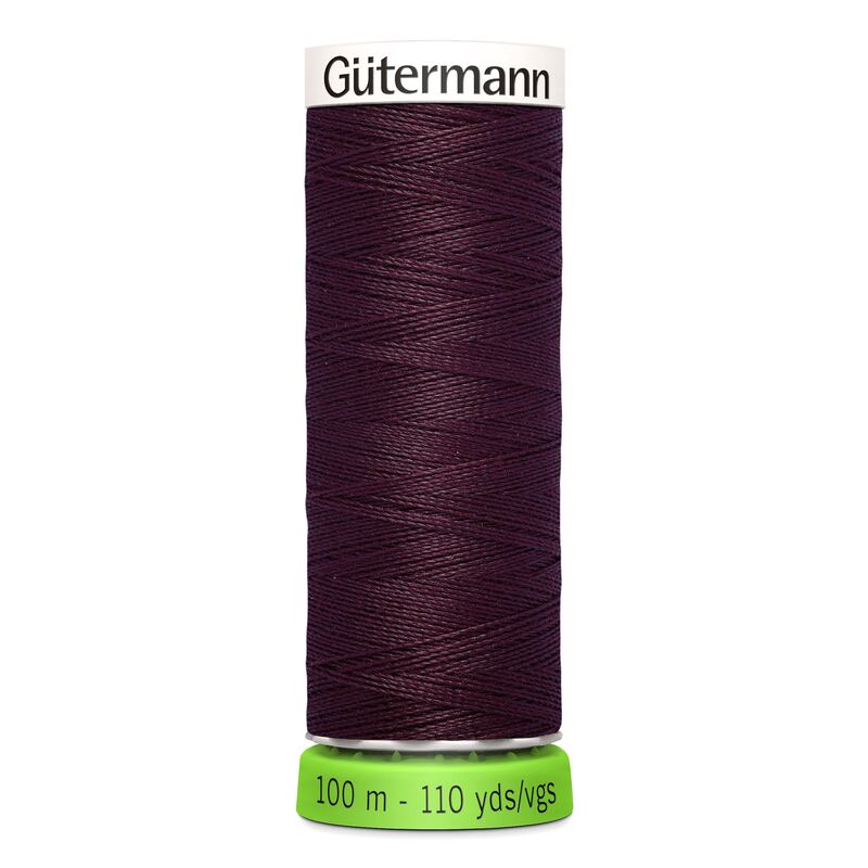 Sew-All rPET Thread #130 DARK BURGUNDY 100m 100% Recycled Polyester