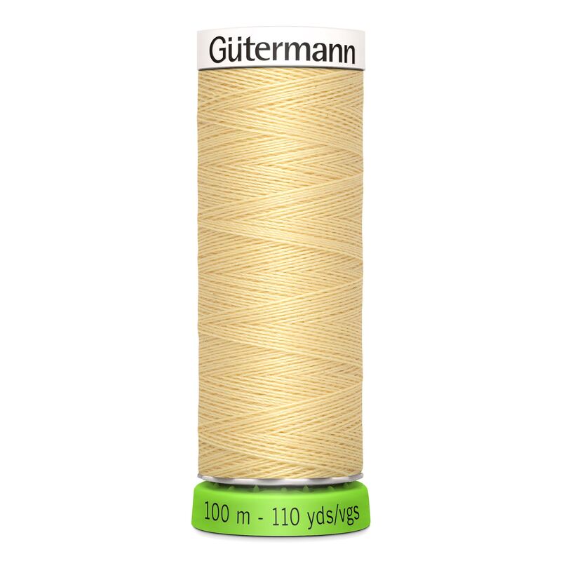 Sew-All rPET Thread #325 CREAMY YELLOW 100m 100% Recycled Polyester