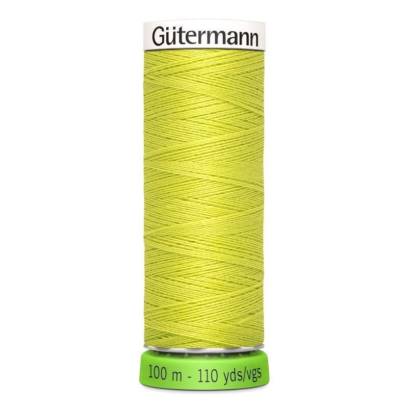 Sew-All rPET Thread #334 YELLOW GREEN 100m 100% Recycled Polyester