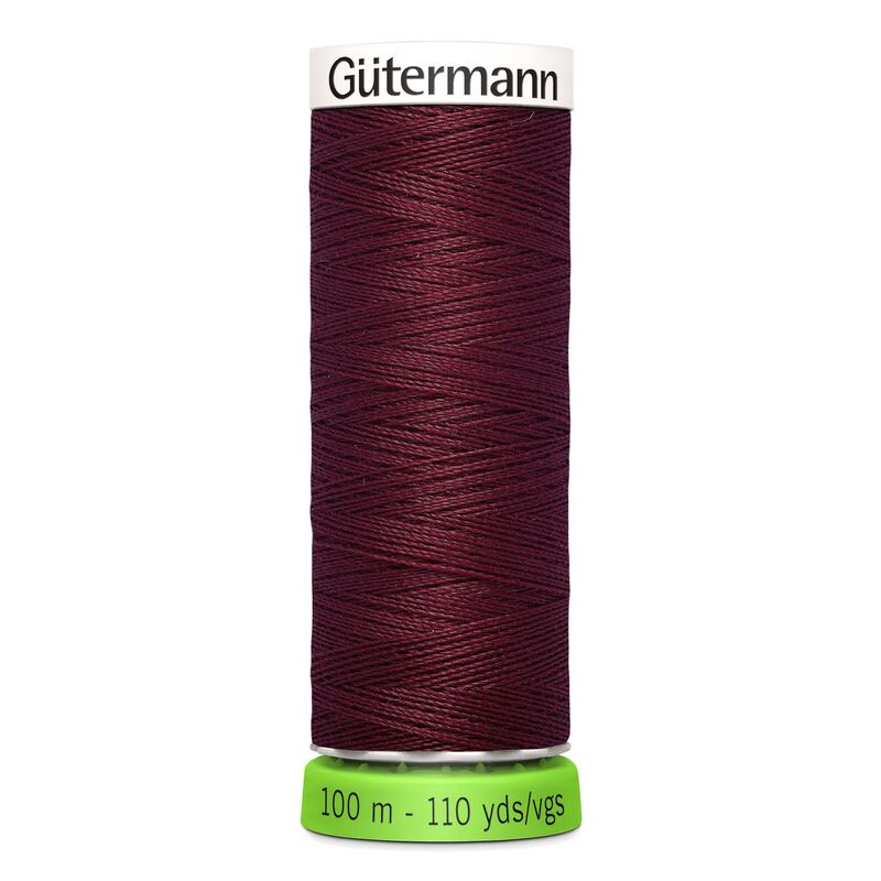 Sew-All rPET Thread #369 CLARET or WINE 100m 100% Recycled Polyester