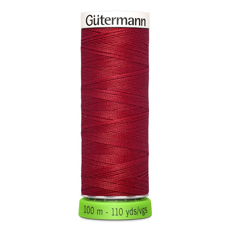 Sew-All rPET Thread #46 DARK RED 100m 100% Recycled Polyester