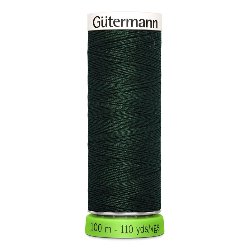 Sew-All rPET Thread #472 DARK FOREST GREEN 100m 100% Recycled Polyester