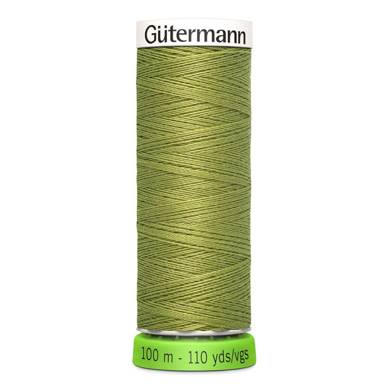 Sew-All rPET Thread #582 LIGHT KHAKI GREEN 100m 100% Recycled Polyester