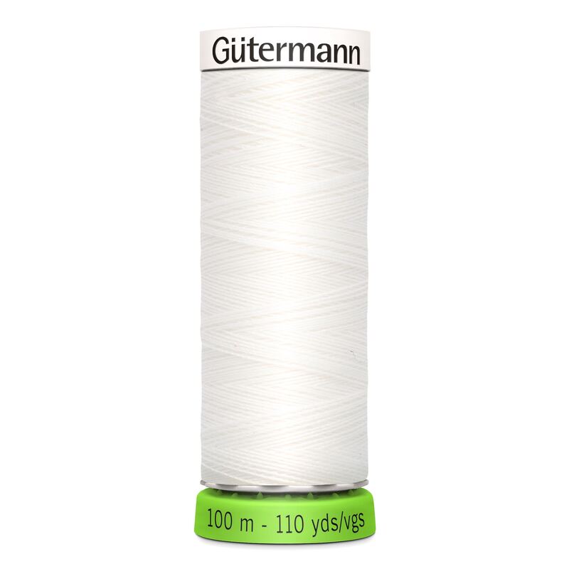 Sew-All rPET Thread #800 WHITE 100m 100% Recycled Polyester