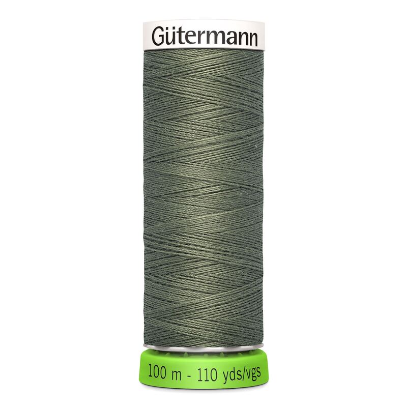 Sew-All rPET Thread #824 DARK KHAKI GREEN 100m 100% Recycled Polyester