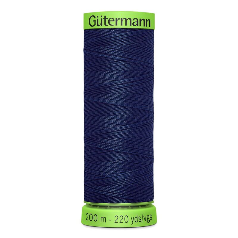 Gutermann Extra Fine Thread #11 NAVY BLUE, 200m Spool 100% Polyester