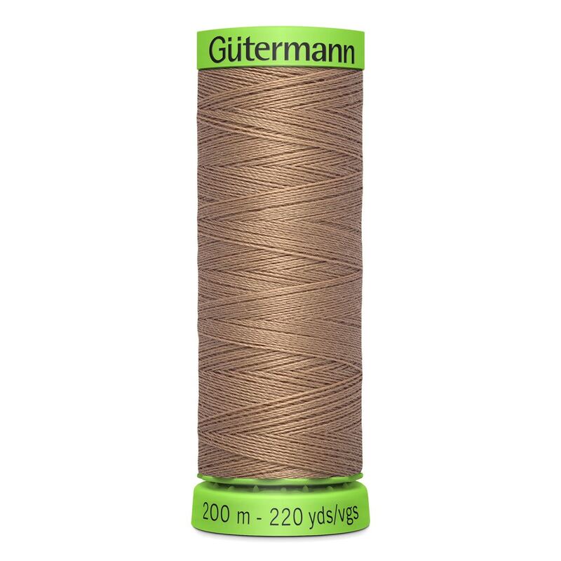 Gutermann Extra Fine Thread #139 SEINNA BROWN, 200m Spool 100% Polyester