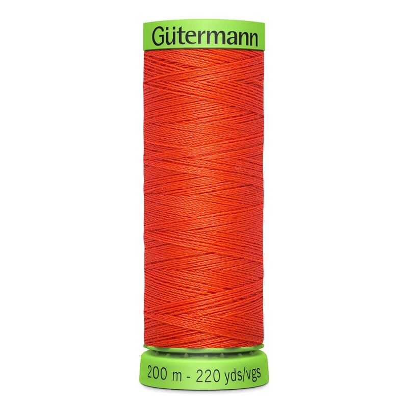 Gutermann Extra Fine Thread #155 ORANGE, 200m Spool 100% Polyester
