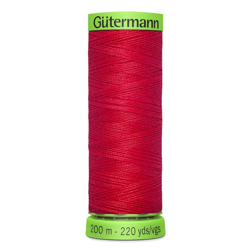 Gutermann Extra Fine Thread #156 BRIGHT RED, 200m Spool 100% Polyester