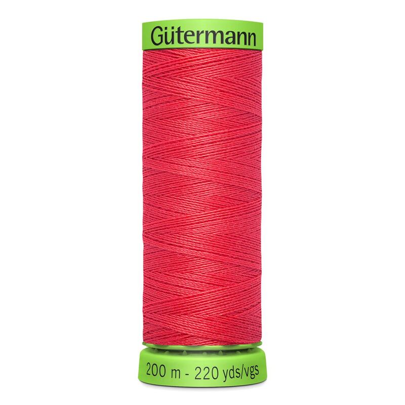 Gutermann Extra Fine Thread #16 BRIGHT RED, 200m Spool 100% Polyester
