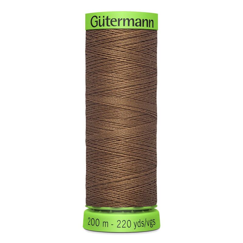 Gutermann Extra Fine Thread #180 MEDIUM LIGHT BROWN, 200m Spool 100% Polyester