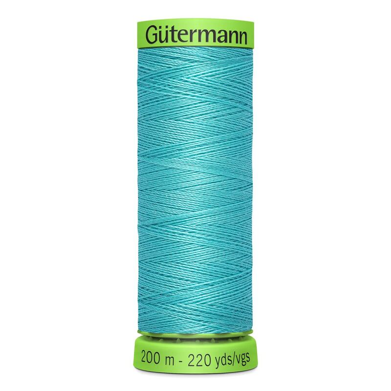 Gutermann Extra Fine Thread #192 TURQUOISE, 200m Spool 100% Polyester