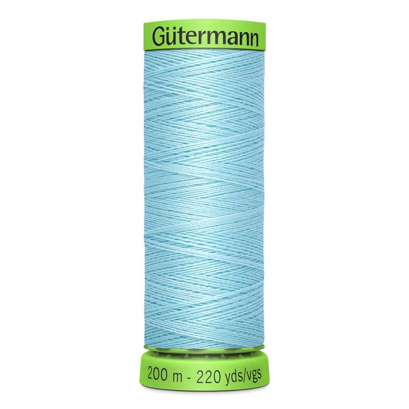 Gutermann Extra Fine Thread #195 PALE BLUE, 200m Spool 100% Polyester