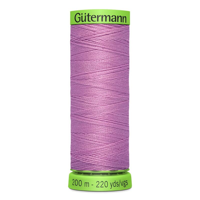 Gutermann Extra Fine Thread #211 DARK ROSE PINK, 200m Spool 100% Polyester