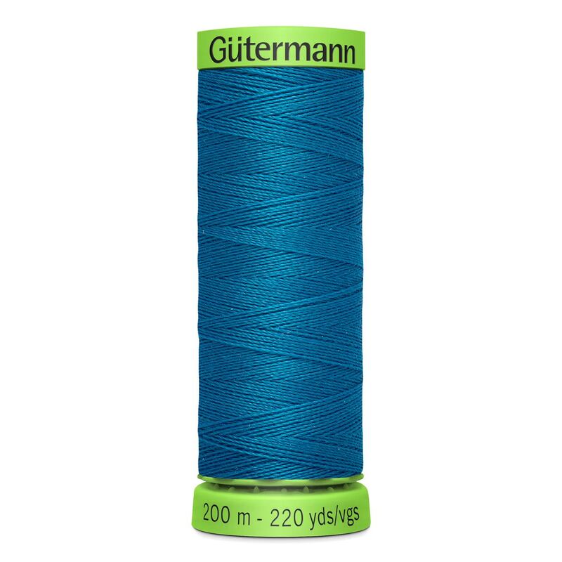 Gutermann Extra Fine Thread #25 DARK PEACOCK BLUE, 200m Spool 100% Polyester