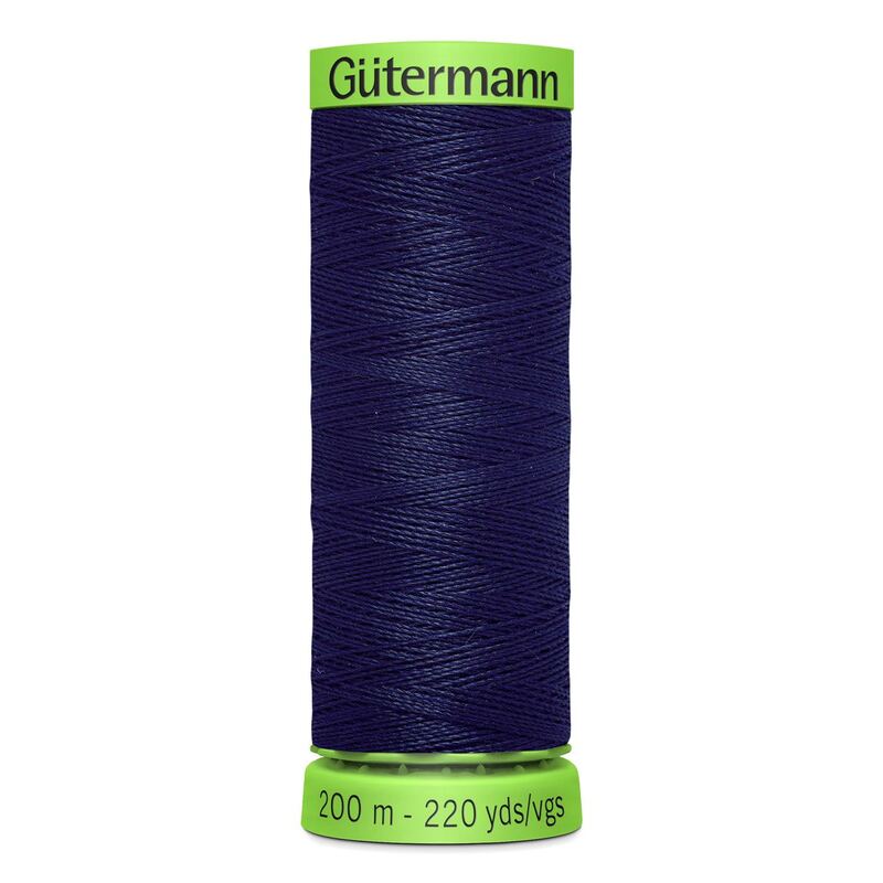 Gutermann Extra Fine Thread #310 NAVY BLUE, 200m Spool 100% Polyester