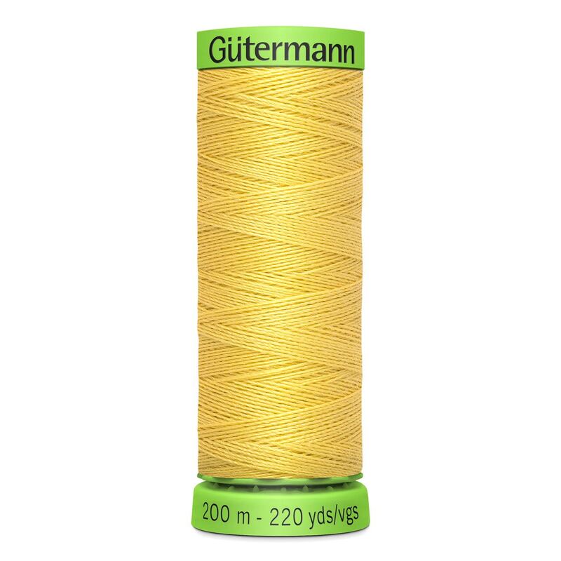 Gutermann Extra Fine Thread #327 PALE DAFFODIL YELLOW, 200m Spool 100% Polyester