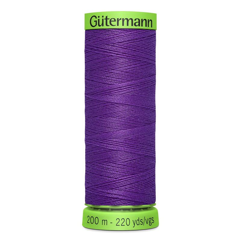 Gutermann Extra Fine Thread #392 DARK VIOLET PURPLE, 200m Spool 100% Polyester