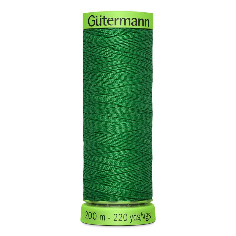 Gutermann Extra Fine Thread #396 MID GREEN, 200m Spool 100% Polyester