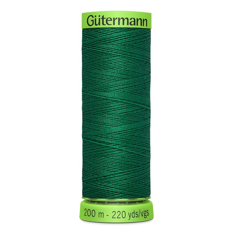 Gutermann Extra Fine Thread #402 DARK EMERALD GREEN, 200m Spool 100% Polyester