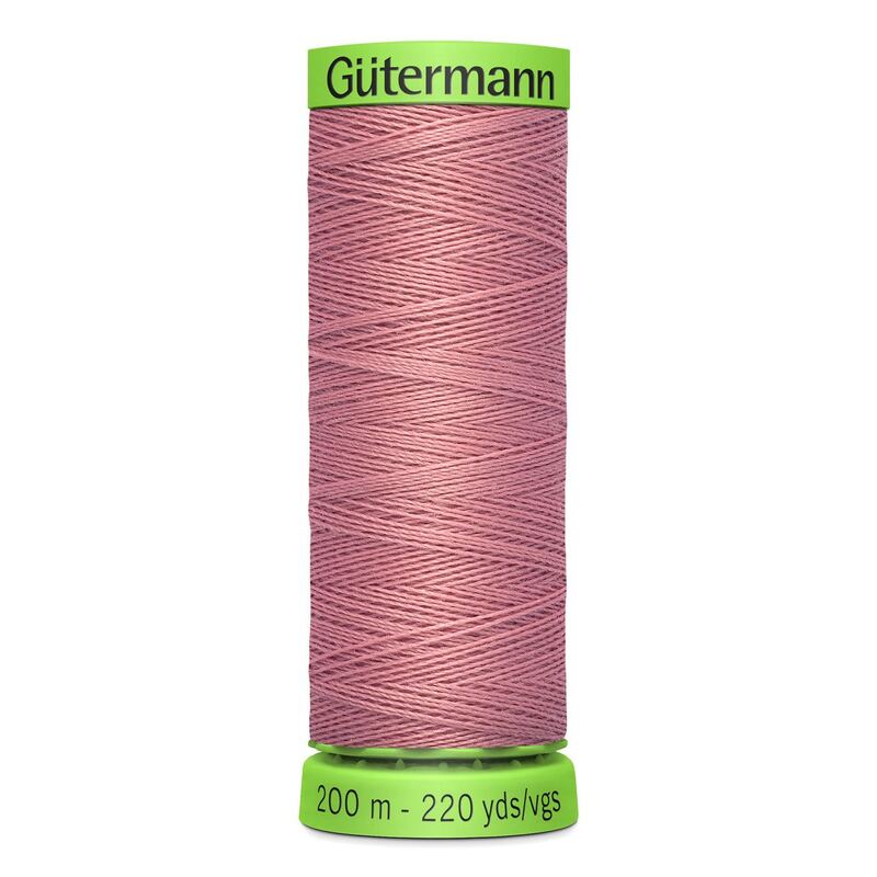 Gutermann Extra Fine Thread #473 DUSKY PINK, 200m Spool 100% Polyester