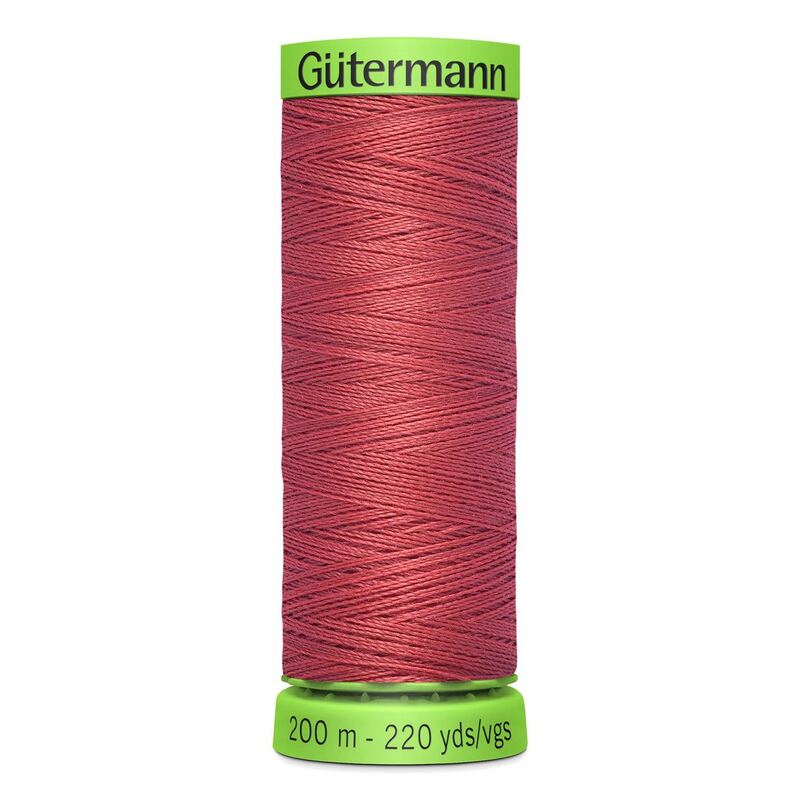 Gutermann Extra Fine Thread #519 DARK DUSKY ROSE, 200m Spool 100% Polyester