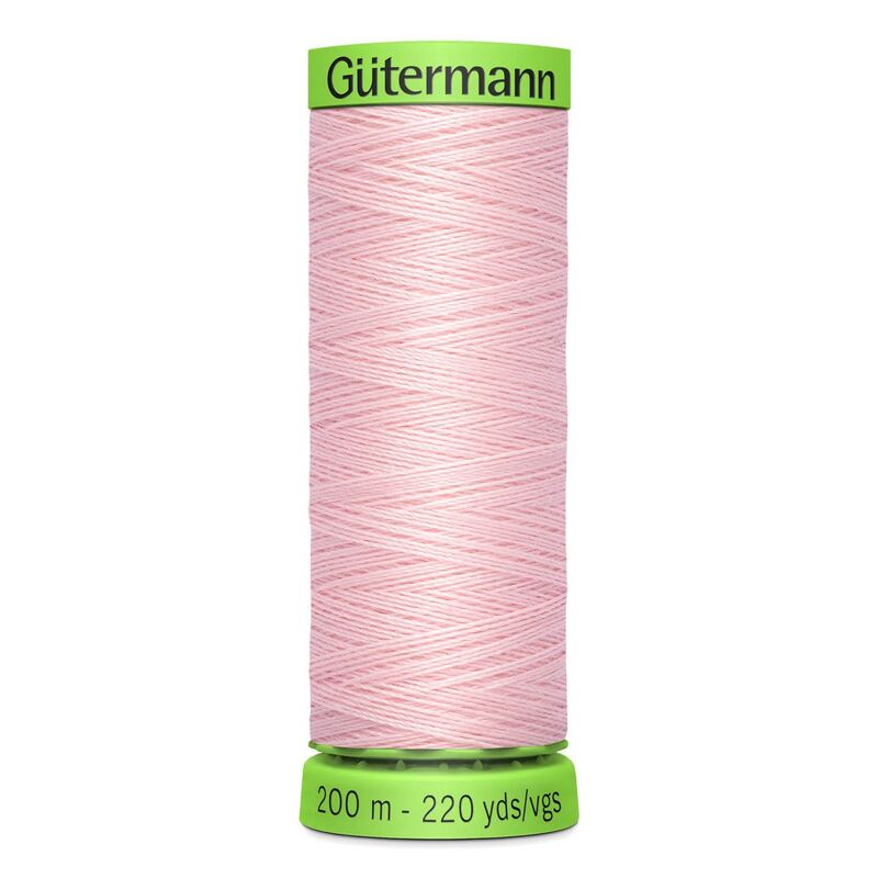 Gutermann Extra Fine Thread #659 PEACHY PINK, 200m Spool 100% Polyester