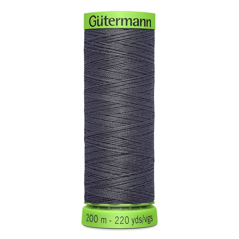 Gutermann Extra Fine Thread #702 DARK BEAVER GREY, 200m Spool 100% Polyester