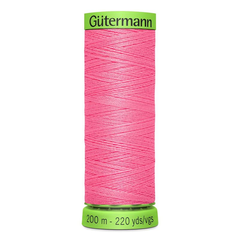 Gutermann Extra Fine Thread #728 PINK, 200m Spool 100% Polyester