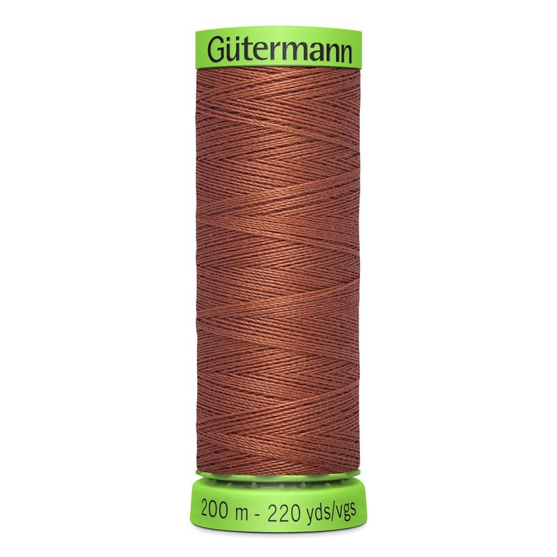 Gutermann Extra Fine Thread #847 COPPER, 200m Spool 100% Polyester
