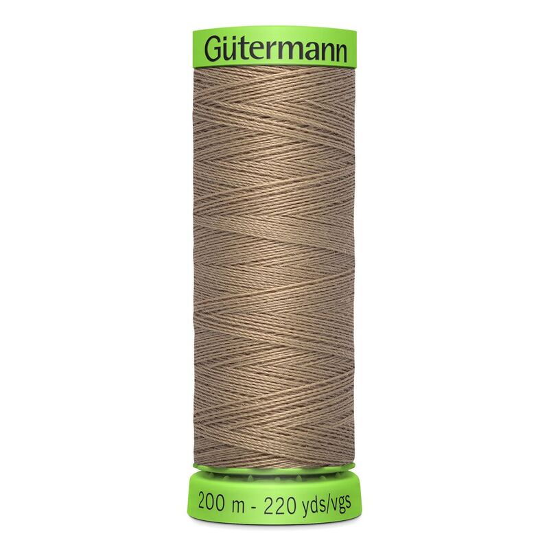 Gutermann Extra Fine Thread #868 BISCUIT BROWN, 200m Spool 100% Polyester