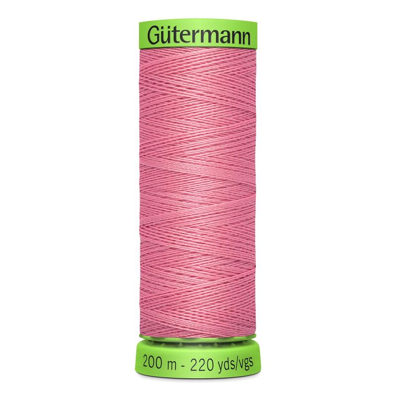 Gutermann Extra Fine Thread #889 ROSE PINK, 200m Spool 100% Polyester