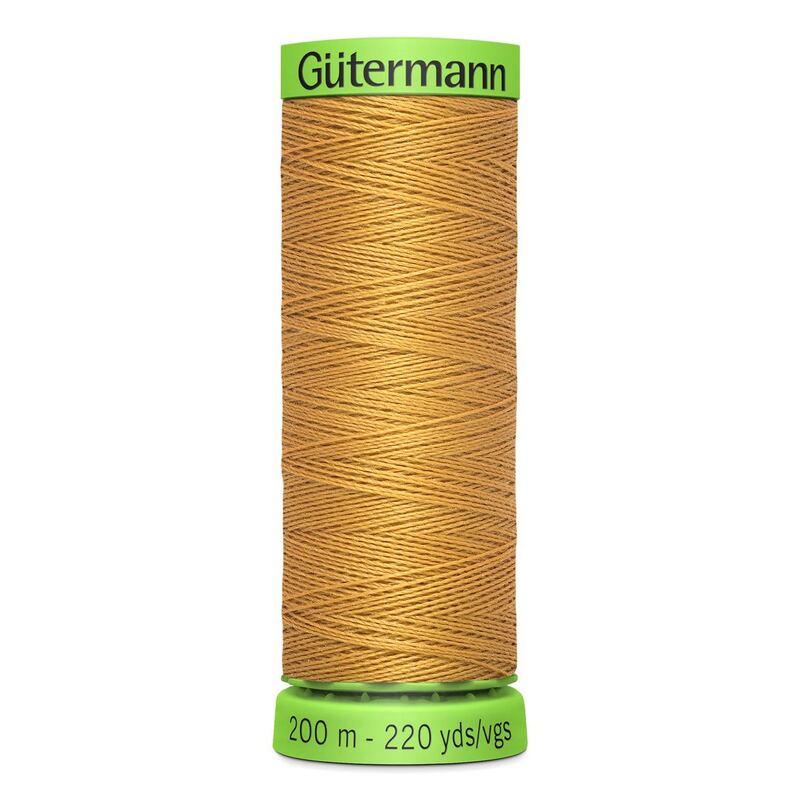 Gutermann Extra Fine Thread #968 GOLD, 200m Spool 100% Polyester