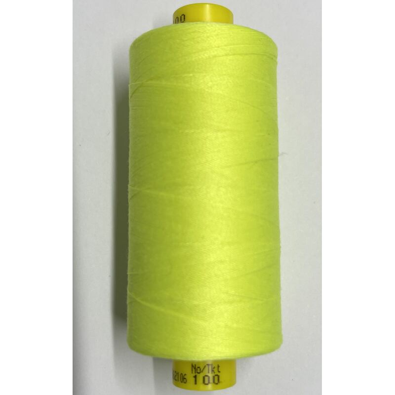 Gutermann MARA 100 #3835 HOT YELLOW 1000m Micro Core Technology Thread