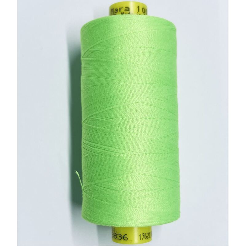 Gutermann MARA 100 #3836 HOT GREEN 1000m Micro Core Technology Thread