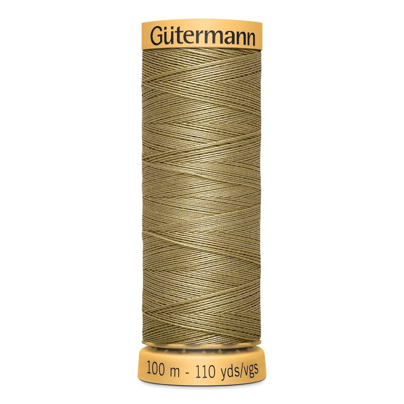 Gutermann 100% Cotton Thread #1026 BEIGE, 100m Spool