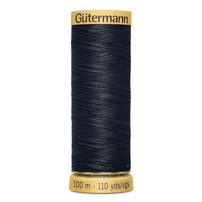 Gutermann 100% Cotton Thread #5902, 100m Spool