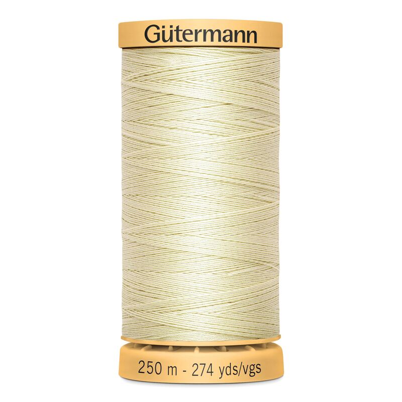 Gutermann 100% Cotton Thread, Natural Cotton C Ne 50, 250M Colour 919