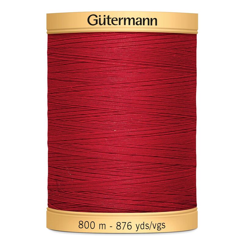 Gutermann Cotton Thread, 800m (876yds) #2074 Red