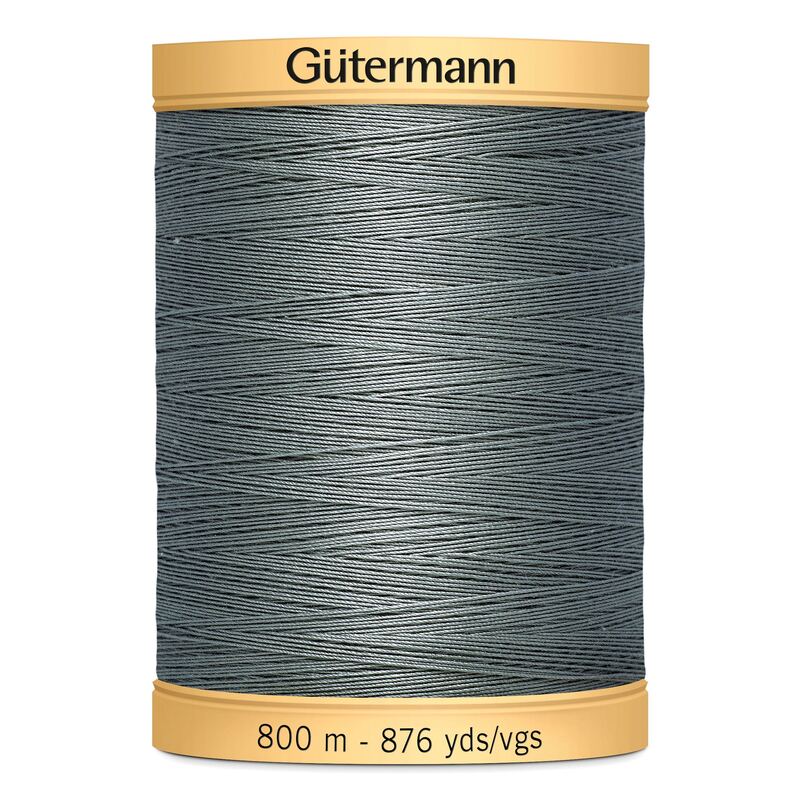 Gutermann Cotton Thread, 800m (876yds) #5705 Stormy Grey